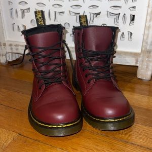 Burgundy Dr.  Martens